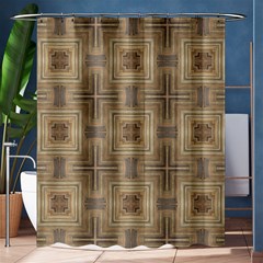 Abstract Wood Design Floor Texture Shower Curtain 60  X 72  (medium)  by Celenk