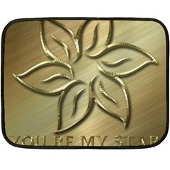 You Are My Star Double Sided Fleece Blanket (mini)  by NSGLOBALDESIGNS2