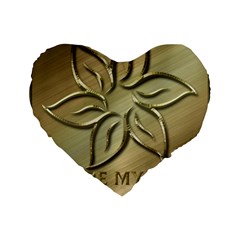 You Are My Star Standard 16  Premium Flano Heart Shape Cushions by NSGLOBALDESIGNS2