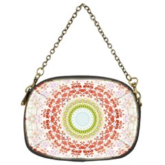 Fractal Kaleidoscope Mandala Chain Purse (two Sides) by Simbadda