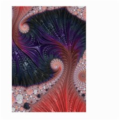 Fractal Art Artwork Design Large Garden Flag (two Sides) by Simbadda