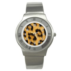 Animal Print Stainless Steel Watch by NSGLOBALDESIGNS2