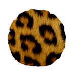 Animal print 3 Standard 15  Premium Flano Round Cushions Front