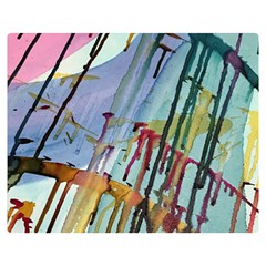 Chaos In Colour  Double Sided Flano Blanket (medium)  by ArtByAng