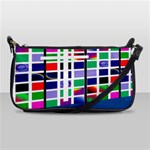 Color Graffiti Pattern Geometric Shoulder Clutch Bag Front