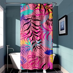 Illustration Reason Leaves Design Shower Curtain 36  X 72  (stall)  by Nexatart