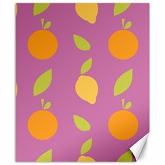 Seamlessly Pattern Fruits Fruit Canvas 8  X 10  by Nexatart