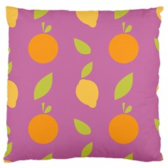 Seamlessly Pattern Fruits Fruit Standard Flano Cushion Case (two Sides) by Nexatart