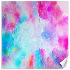 Background Drips Fluid Canvas 12  X 12  by Sapixe