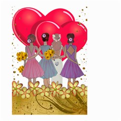 Girl Power Small Garden Flag (two Sides) by burpdesignsA