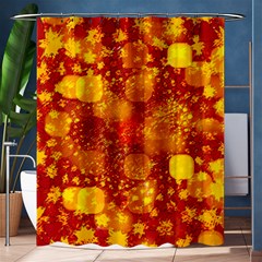 Christmas Star Advent Background Shower Curtain 60  X 72  (medium)  by Sapixe