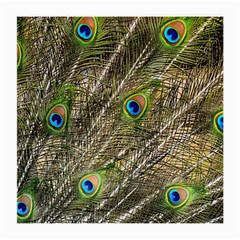 Peacock Feathers Color Plumage Green Medium Glasses Cloth (2-side) by Sapixe