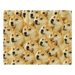 Doge Meme Doggo Kekistan Funny Pattern Double Sided Flano Blanket (large)  by snek