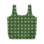 Logo Kekistan Pattern Elegant with lines on green background Full Print Recycle Bag (M) Front