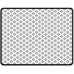 Logo Kek Pattern Black and White Kekistan white background Fleece Blanket (Medium)  60 x50  Blanket Front