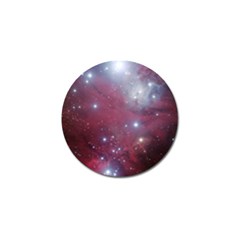 Christmas Tree Cluster Red Stars Nebula Constellation Astronomy Golf Ball Marker (4 Pack) by genx