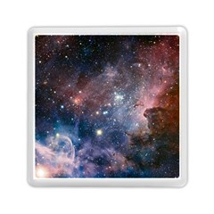 Carina Nebula Ngc 3372 The Grand Nebula Pink Purple And Blue With Shiny Stars Astronomy Memory Card Reader (square) by genx