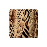 Animal Pattern Design Print Texture Square Magnet Front