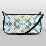 Graphic Design Geometry Shape Pattern Geometric Shoulder Clutch Bag Front