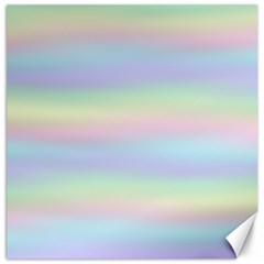 Holographic Foil Pastels Wallpaper Canvas 16  X 16  by Wegoenart