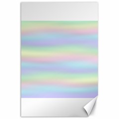 Holographic Foil Pastels Wallpaper Canvas 24  X 36  by Wegoenart