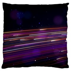 Abstract Cosmos Space Particle Large Flano Cushion Case (one Side) by Wegoenart