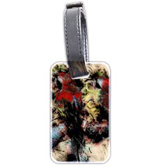 Ara Bird Parrot Animal Art Luggage Tags (two Sides) by Wegoenart