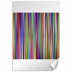 Striped Stripes Abstract Geometric Canvas 24  X 36  by Wegoenart