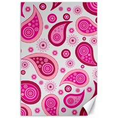 Paisley Pattern Art Background Canvas 24  X 36  by Wegoenart