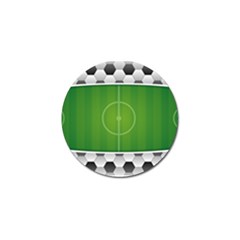 Background Sports Soccer Football Golf Ball Marker (4 Pack) by Wegoenart