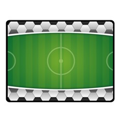 Background Sports Soccer Football Fleece Blanket (small) by Wegoenart