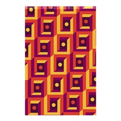 Vintage Abstract Background Shower Curtain 48  X 72  (small)  by Wegoenart