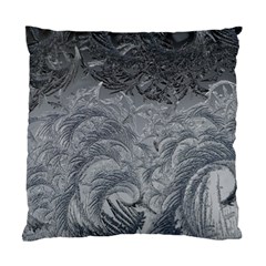 Abstract Ice Frost Crystals Frozen Standard Cushion Case (one Side) by Wegoenart