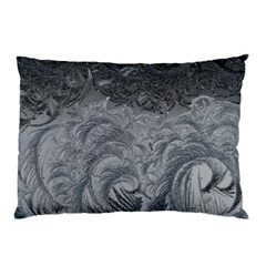 Abstract Ice Frost Crystals Frozen Pillow Case (two Sides) by Wegoenart