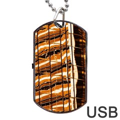 Abstract Architecture Background Dog Tag Usb Flash (two Sides) by Wegoenart