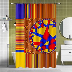 Graphic Design Graphic Design Shower Curtain 48  X 72  (small)  by Wegoenart