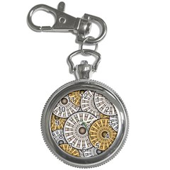 Gears Round Header Banner Cog Key Chain Watches by Pakrebo