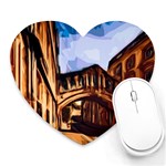 Street Architecture Building Heart Mousepads Front