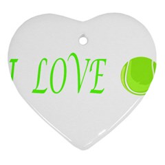 I Lovetennis Ornament (heart) by Greencreations