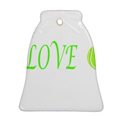 I Lovetennis Ornament (bell) by Greencreations