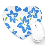 Hibiscus Wallpaper Flowers Floral Heart Mousepads Front