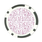 Tropical pattern Poker Chip Card Guard Front