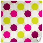 Polka Dots Spots Pattern Seamless Canvas 12  x 12  11.4 x11.56  Canvas - 1