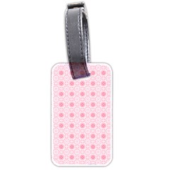 Traditional Patterns Pink Octagon Luggage Tags (two Sides) by Pakrebo