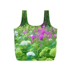 Annabella Hydrangeas And Purple Garden Landscape Full Print Recycle Bag (s) by myrubiogarden