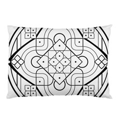 Mandala Drawing Dyes Page Pillow Case (two Sides) by Pakrebo