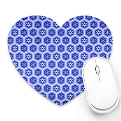 A Hexagonal Pattern Heart Mousepads by Pakrebo