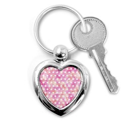 Traditional Patterns Hemp Pattern Key Chains (heart)  by Pakrebo