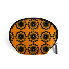 Abstract Template Flower Accessory Pouch (small) by Pakrebo