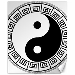 Yin Yang Eastern Asian Philosophy Canvas 16  X 20  by Pakrebo